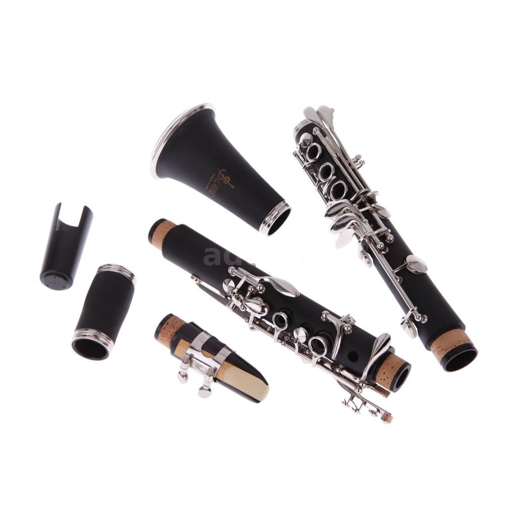 to clarinet how assemble your B Bakelite 17Key Flat Soprano Plating Nickel Clarinet